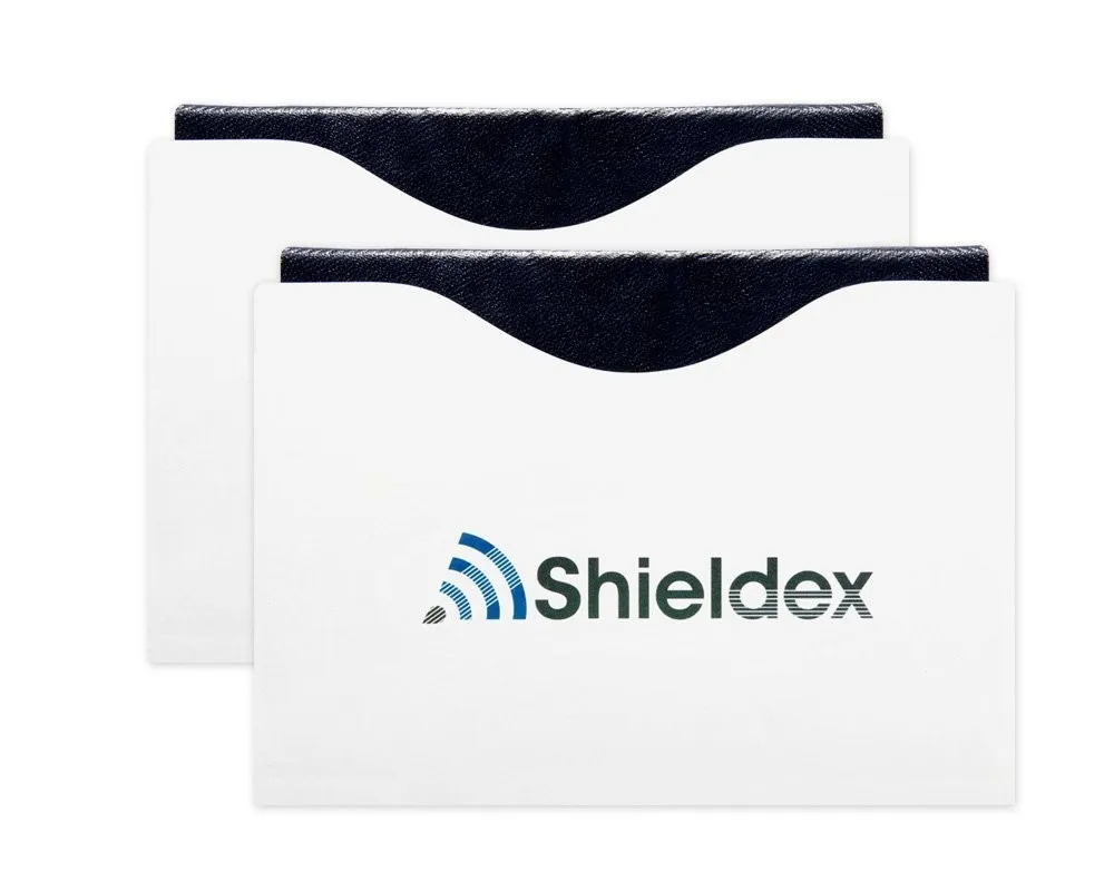 Coated paper credit card holders + passport blocking sleeves RFID blocking sleeves sets