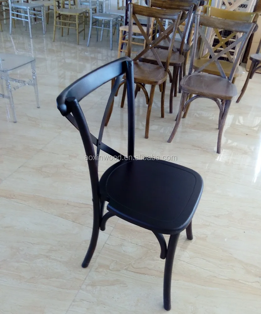 
wholesale high quality x cross back dining chair colorful tuscan cross back chair 