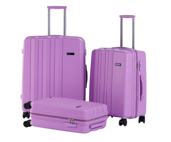 ABS/PC/PP Luggage Hard Suitcase Colourful Travel Trolley Luggage Bags woman rolling travel luggae set