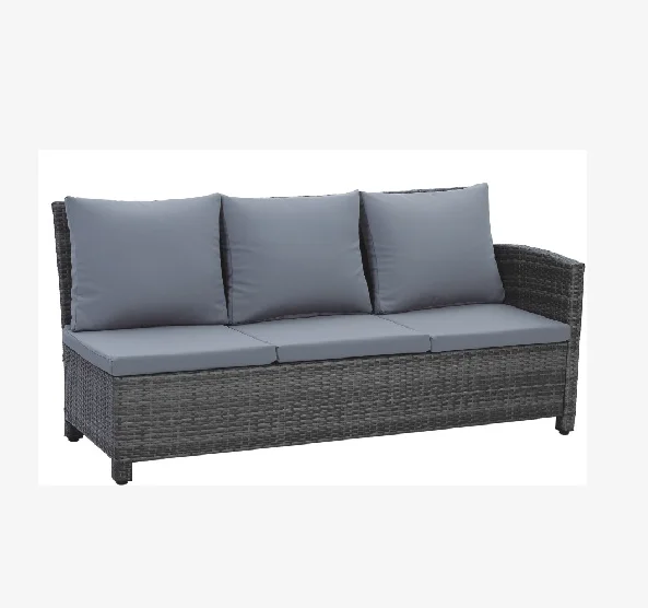 HB41.9504 Cheap 4 Pieces Rattan Wicker Outdoor Furniture Set Garden Sofa Set Garden Rattan Sofa Patio Outdoor Rattan Furniture