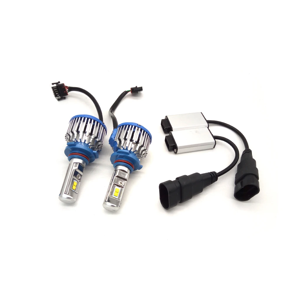 T1 Turbo Led Car Headlight 80W 8000lm H7 H11 9005 Super Bright Car Headlight Lamp