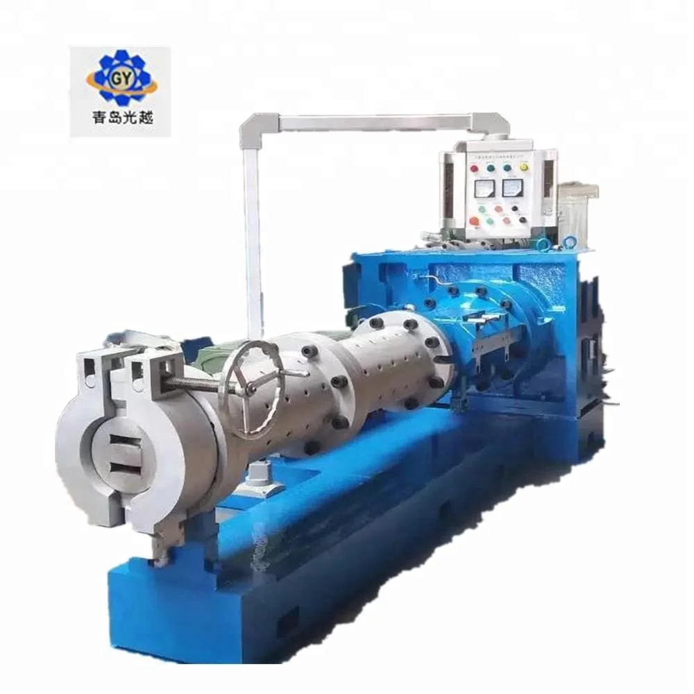 pin barrel cold feed rubber extruder / high quality rubber hose extruder production line