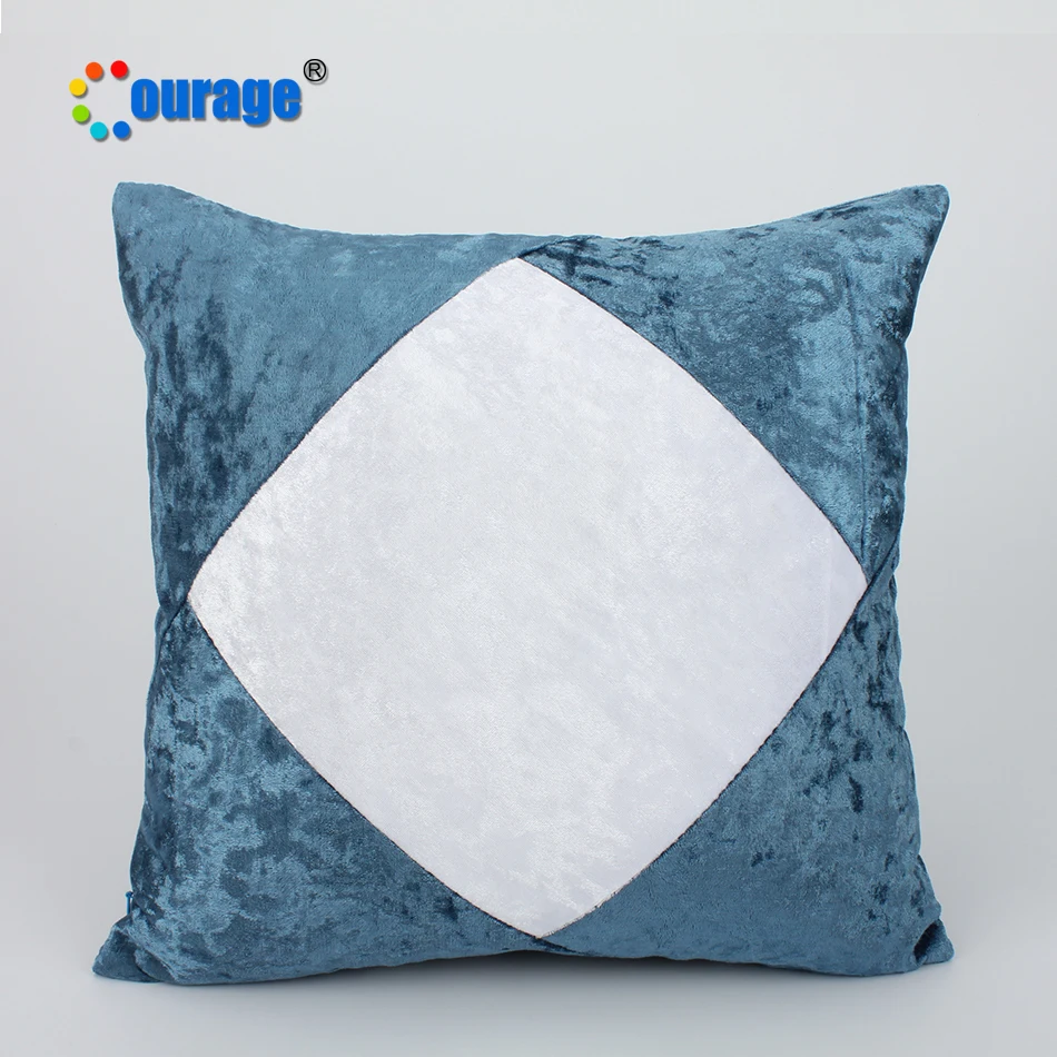 COURAGE 16inches Square custom printing pillow cases sublimation pillow cover blank