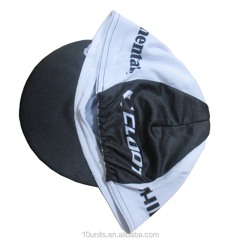 Specialized blank cycling caps hats wholesale with mixed color 100% polyester vintage fitted sublimation print