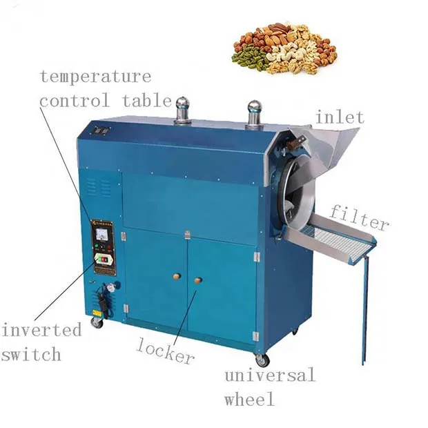 Intelligent peanut roster machine/commercial peanut roasting machine