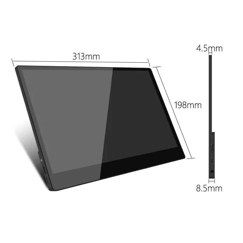 
13.3 inch1080p touch screen monitor outdoor hd lcd portable computer led game monitor for laptop PC PS4 