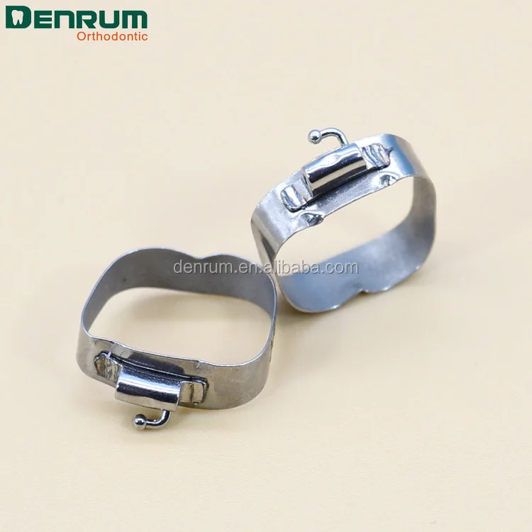 Стоматологические продукты Denrum Ортодонтические молярные полосы с Edgewise / Roth MBT трубки