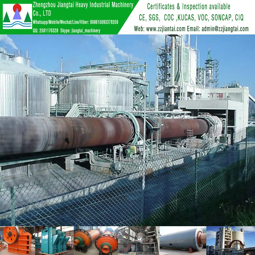 Rotary Kiln Oven For Calcite Dolomite Hematite Fracturing Sand Direct reduction Iron DRI Calcination Process Plant from China