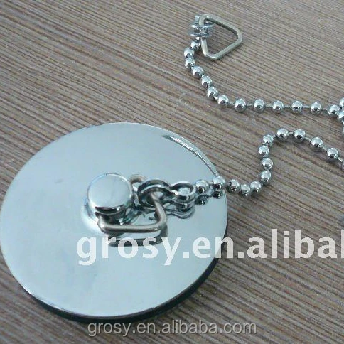 
Brass ball chain with chromeplated and stopper 