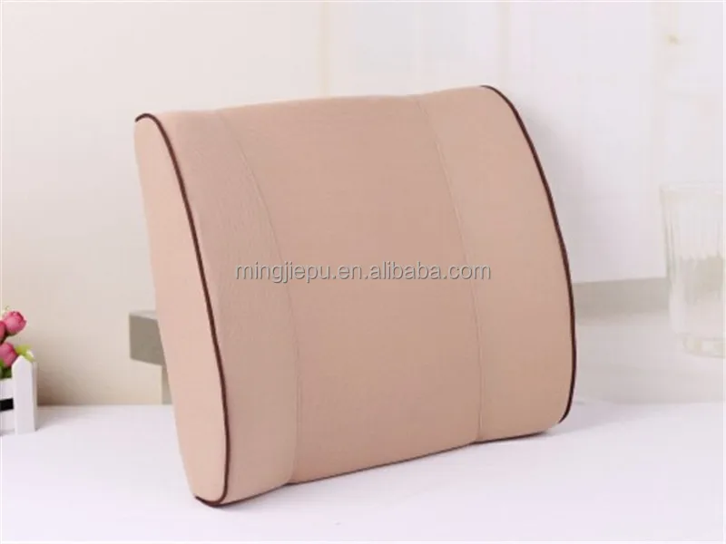 Cheap Wholesale Car driver memory foam seat back cushion chair lumbar Support Cushion