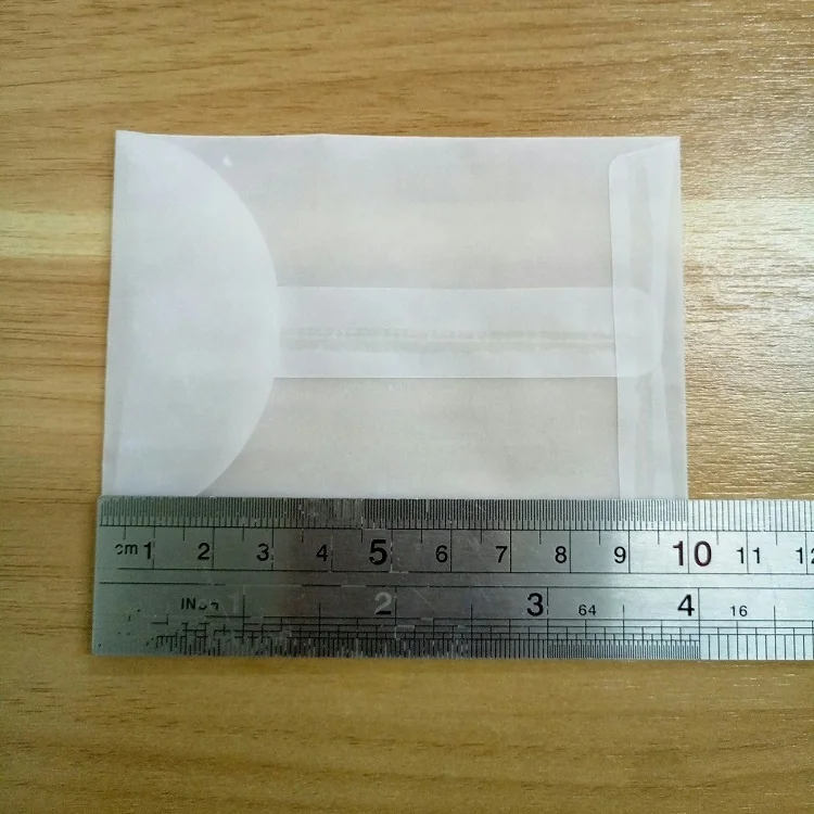 
Low Price Custom Mini Translucent Waxed Sulfuric Acid Paper Envelopes 
