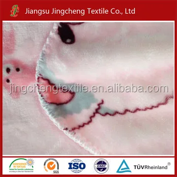 China blanket long hair flannel soft micro flannel fleece fabric for blanket bedsheet printed flannel manufacturer blanket solid