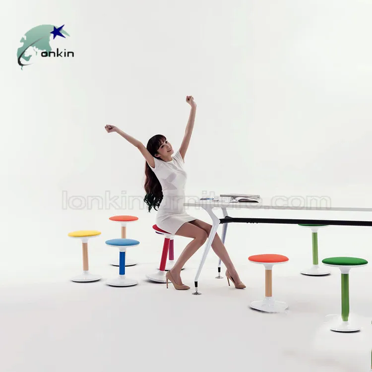 Healthy working height adjustable wobble stool for sale
