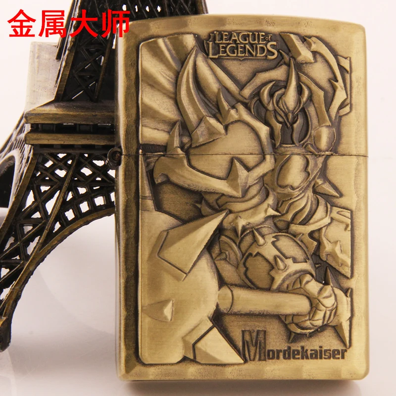 
China manufacturers direct sales Union of heroes, Relief kerosene grinding wheel, open flame lighters wholesale7074b 