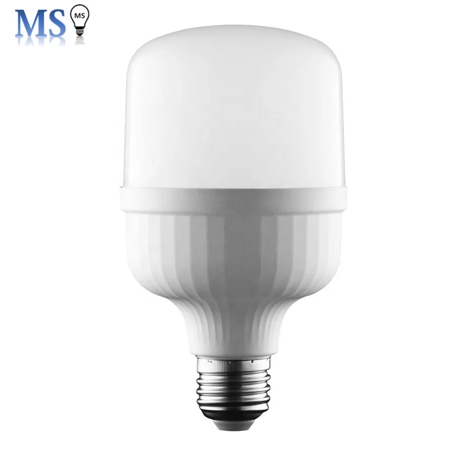 Zhongshan factory 6500K E27 B22 20W 30W 40W 45W 55W T Series led bulb