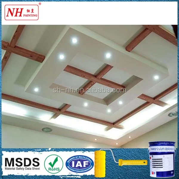 Water based Transparent fireproof no sag ceiling paint