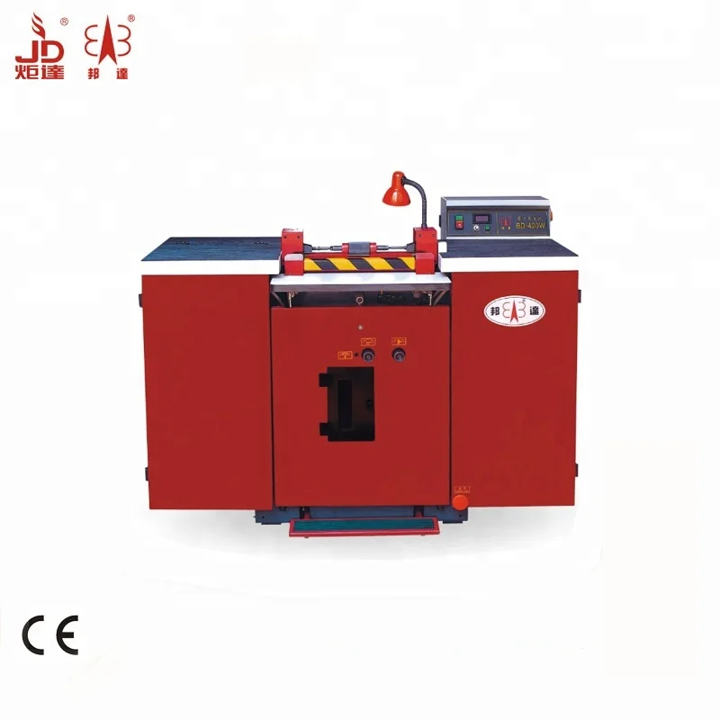 420mm Width PLC Band Knife Leather PU PVC Splitting Machine BD-420W
