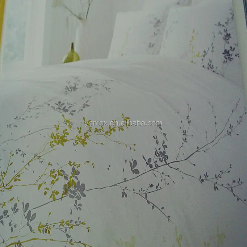 Customized 100% Cotton Fabric Embroidery Bedding Fabric for Bed Sheet Quilt Cover and Pillow Case