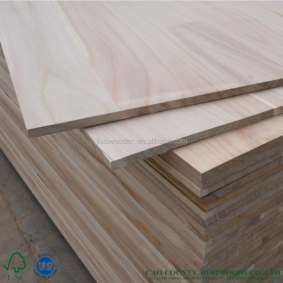 
High Quality Solid Wood Board Coffin board Paulownia Wood Price 