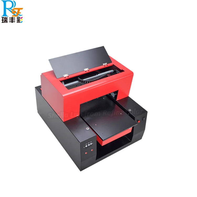 RFC 6 color DX5 print head digital uv led flatbed printer a3 uv printer