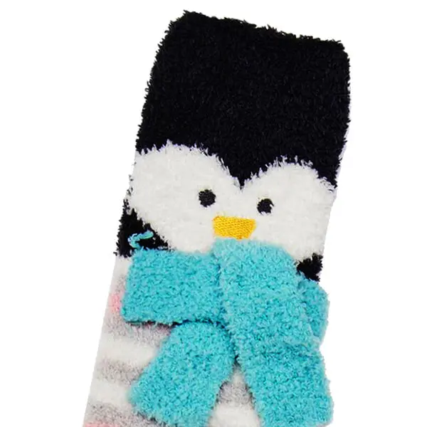 Fun Cartoon Animal Soft Fluffy Slipper Fuzzy Socks