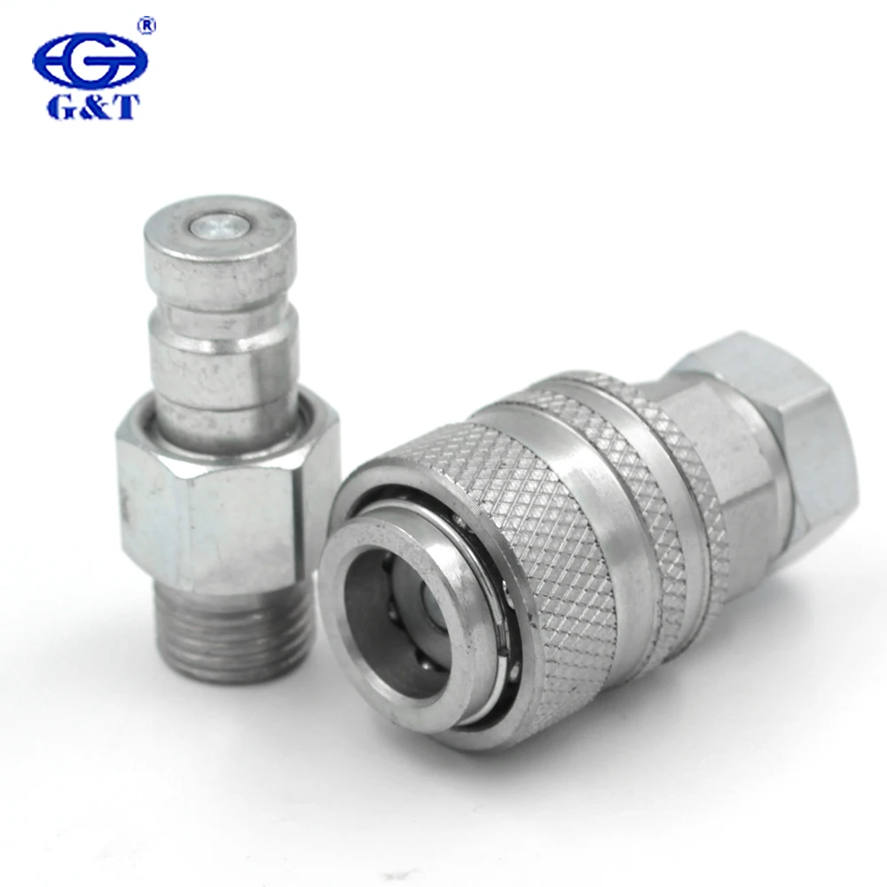 GT-PD test port hydraulic quick coupler for diagnostic Aeroquip FD90 series and Parker PD interchange