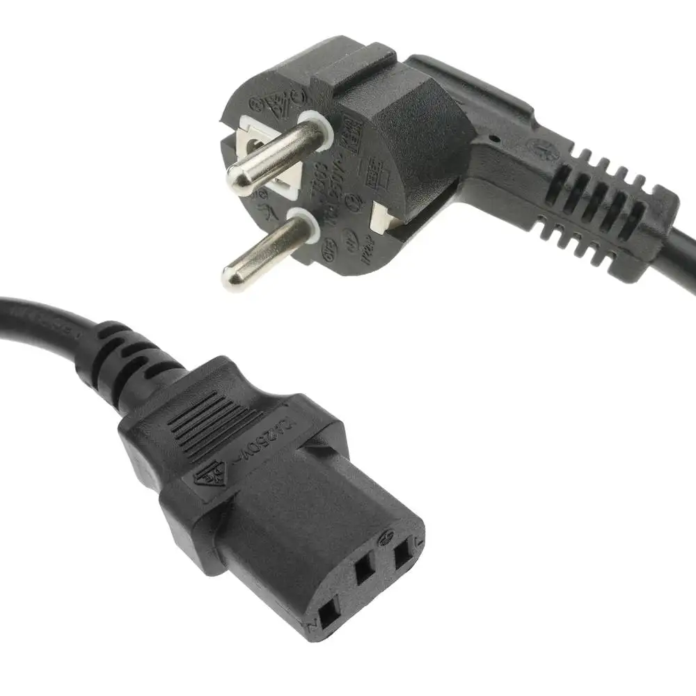 vde eu power cable plug