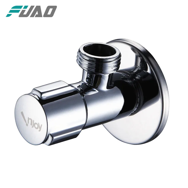 Fuao современный Лидер продаж полированная латунь глобус клапан
