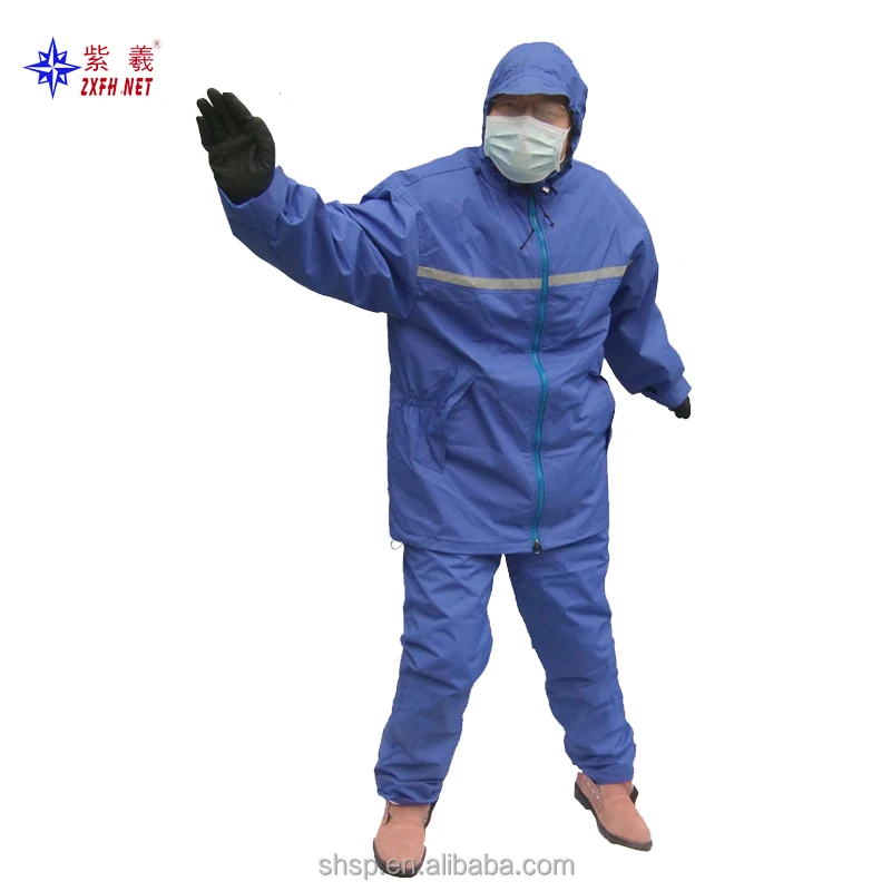 Factory Wholesale food industry overalls Down Feather Cotton Jacket Suit For Cold Storage Room