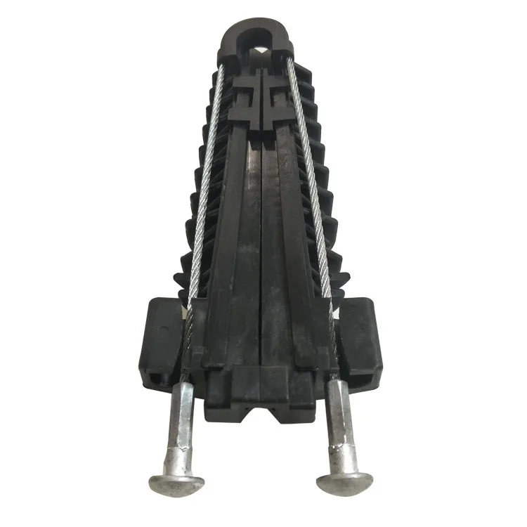 Fiber Cable Clamp PA2000 Anchor Cable Aerial Strain Clamp , Wire Tension Connector