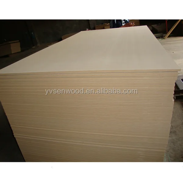 raw plain melamine mdf board to make wooden furniture