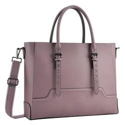 Ladies Work Tote Bag 15.6 inch , Multi-Pocket Woman Laptop Bag With Professional Padded Compartment