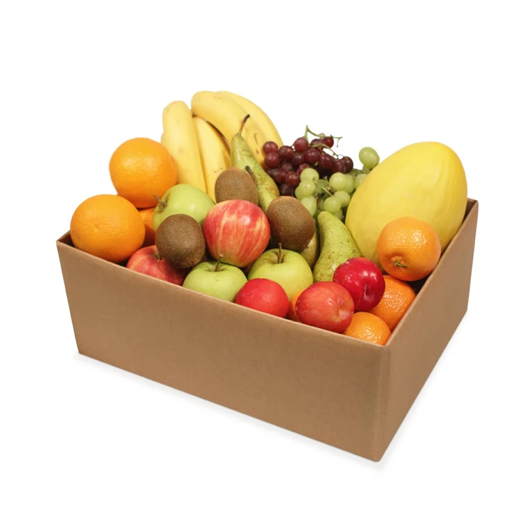 Custom logo rigid fruit packaging orange box
