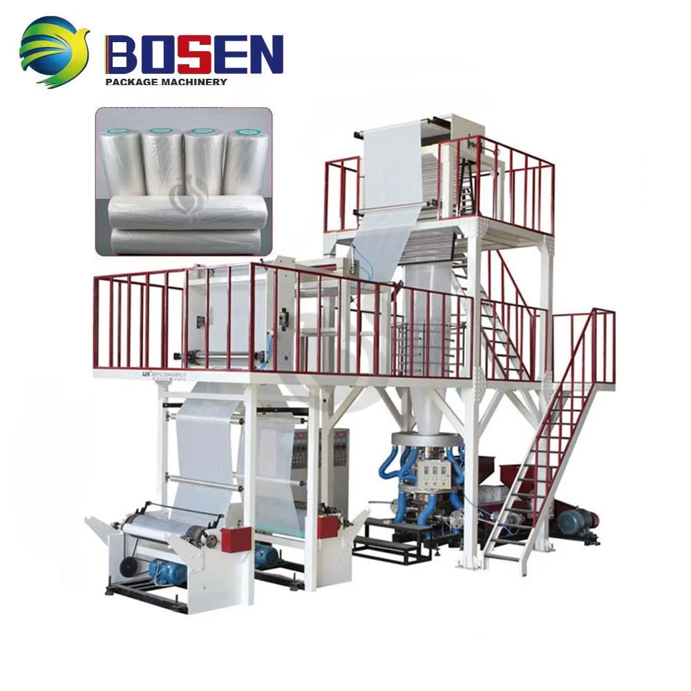 BOSEN  High Output Extruder Machine Biodegradable film blowing machine China