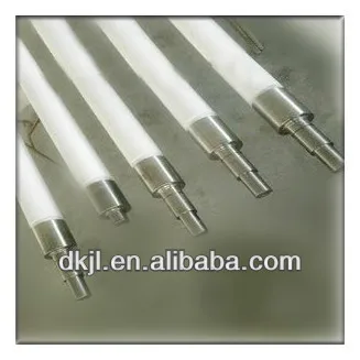 плавленого кварца керамический ролик для закалки стекла печи