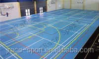 guangzhou elastic rubber handball court flooring paint