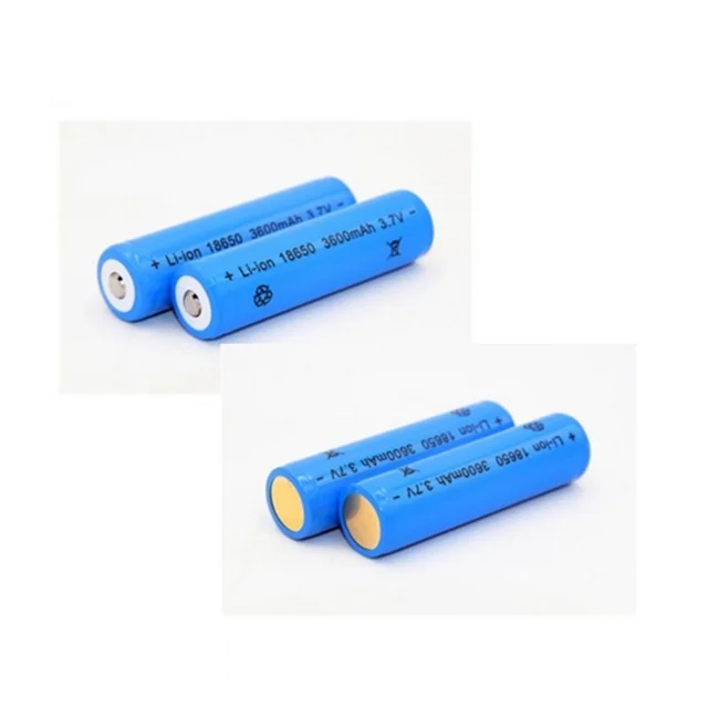 High quality rechargeable 3.7V 3600mAh li-ion 18650 battery