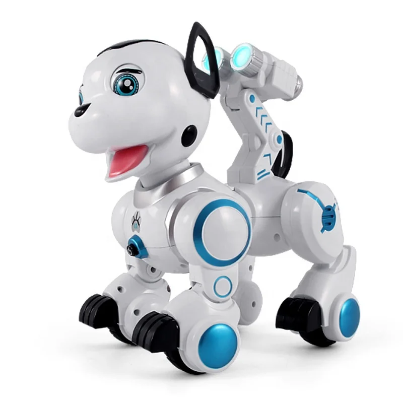 K10 Smart RC Dog Dance Head Spin Blink Patrol Remote Control Intelligent Electronic dog robot Pet Toy For kids