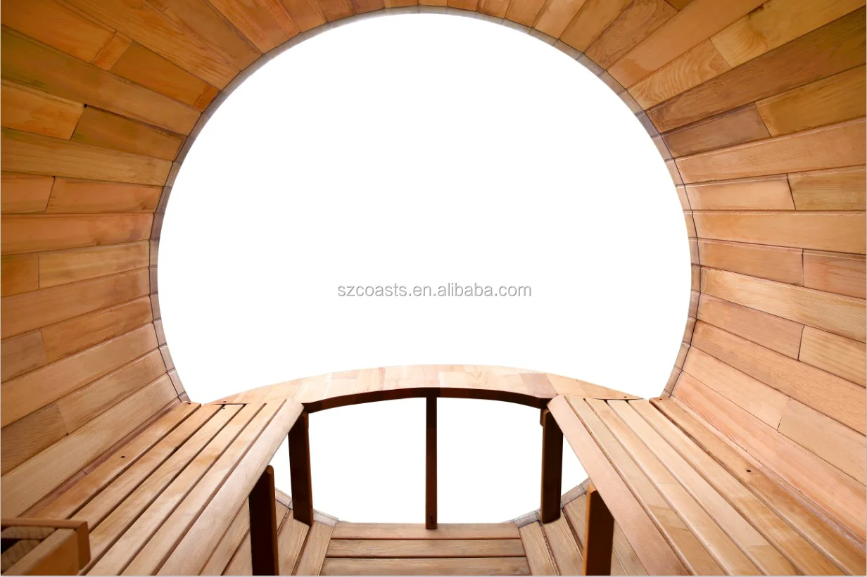 2018 Factory New Design Beat Selling Wooden Sauna Panoramic Barrel