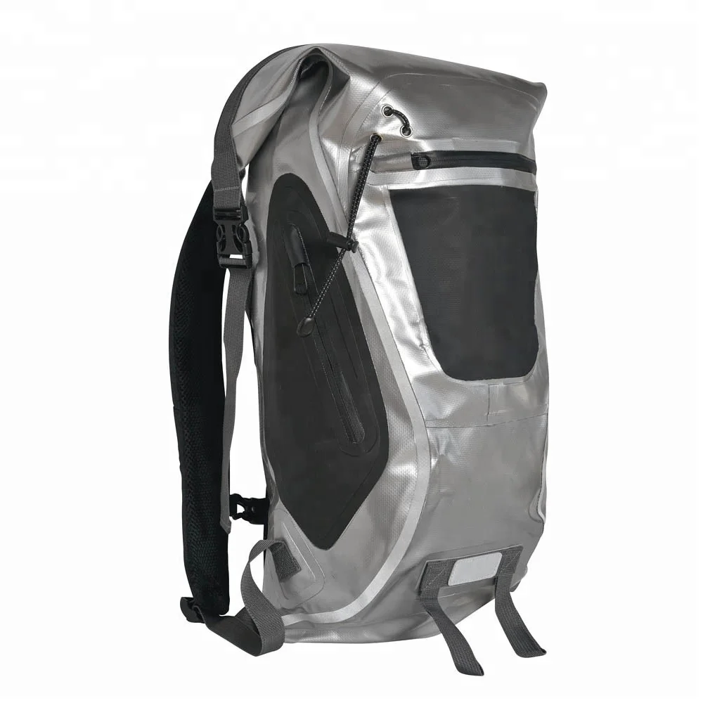 Custom logo 30L 40L 45L best heavy duty PVC tarpaulin welded seams motorcycle waterproof dry bag backpack