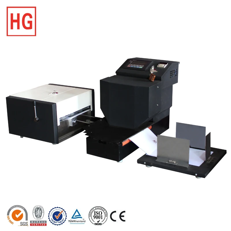 Hot sale anti-fake hologram logo printing machine / hologram security logo printing machine for PVC and ID card