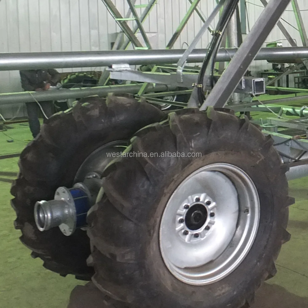 Center Pivot Irrigation Lateral Move Irrigation System with Poly Lined Pipes for sale