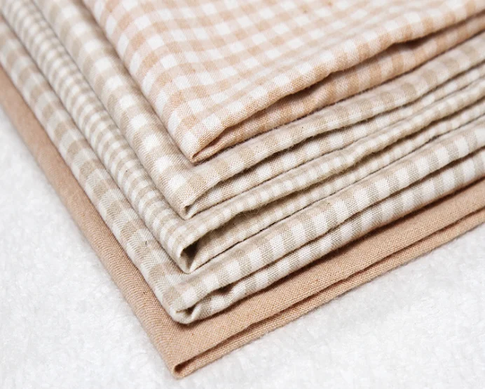 Hot products textile plain weave plaid 100% cotton fabric