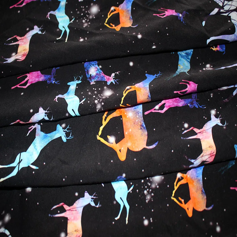 
Custom Printed Single Jersey Cotton Lycra Fabric 