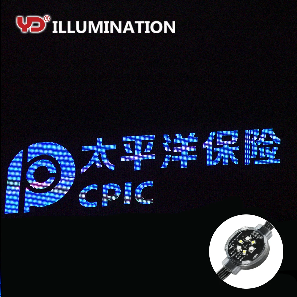 Outdoor advertising 30mm RGB led display screen waterproof led module