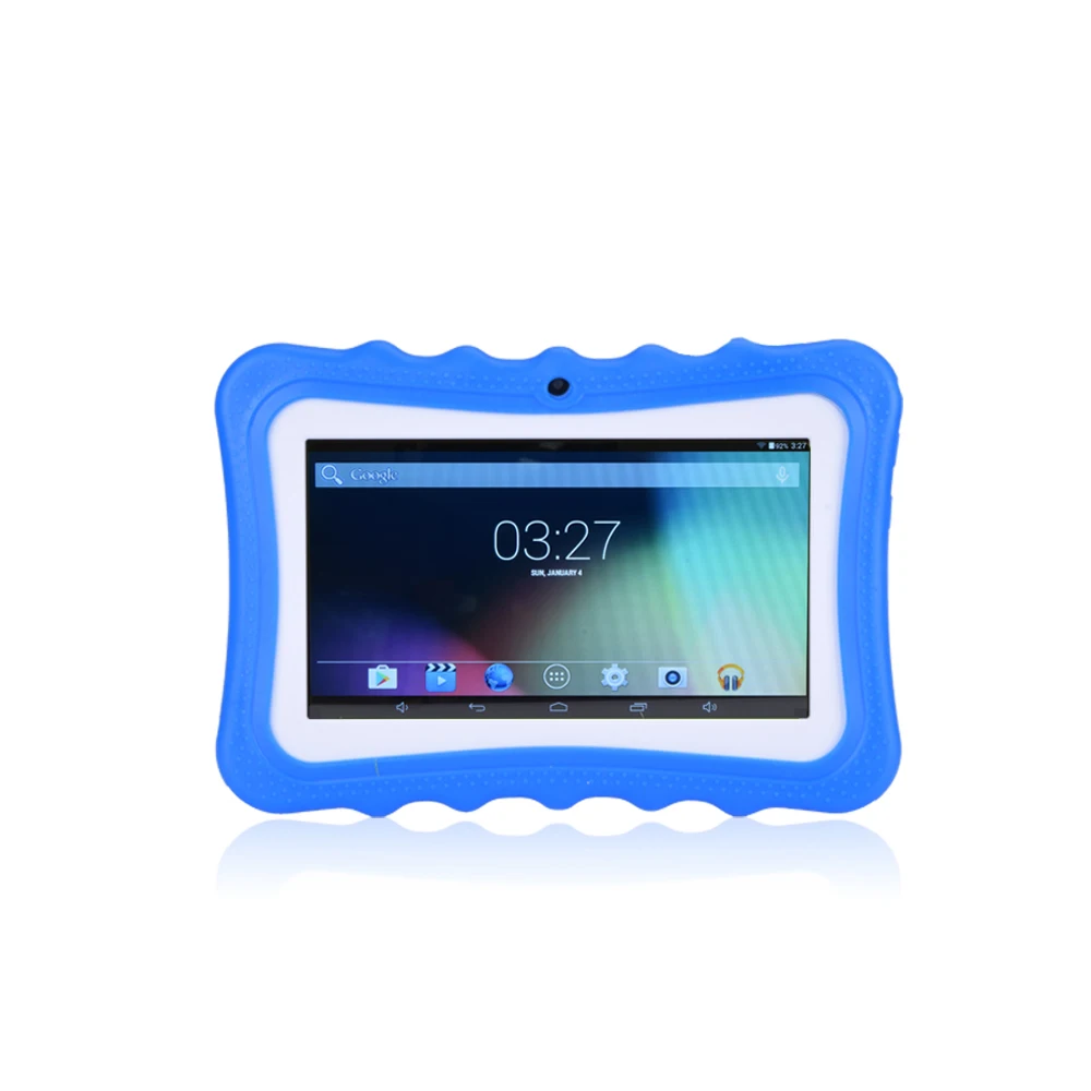 
2018 New Arrival Preschool Educational Kids Android Tablet 7' HD Display with Silicone Protect Case 