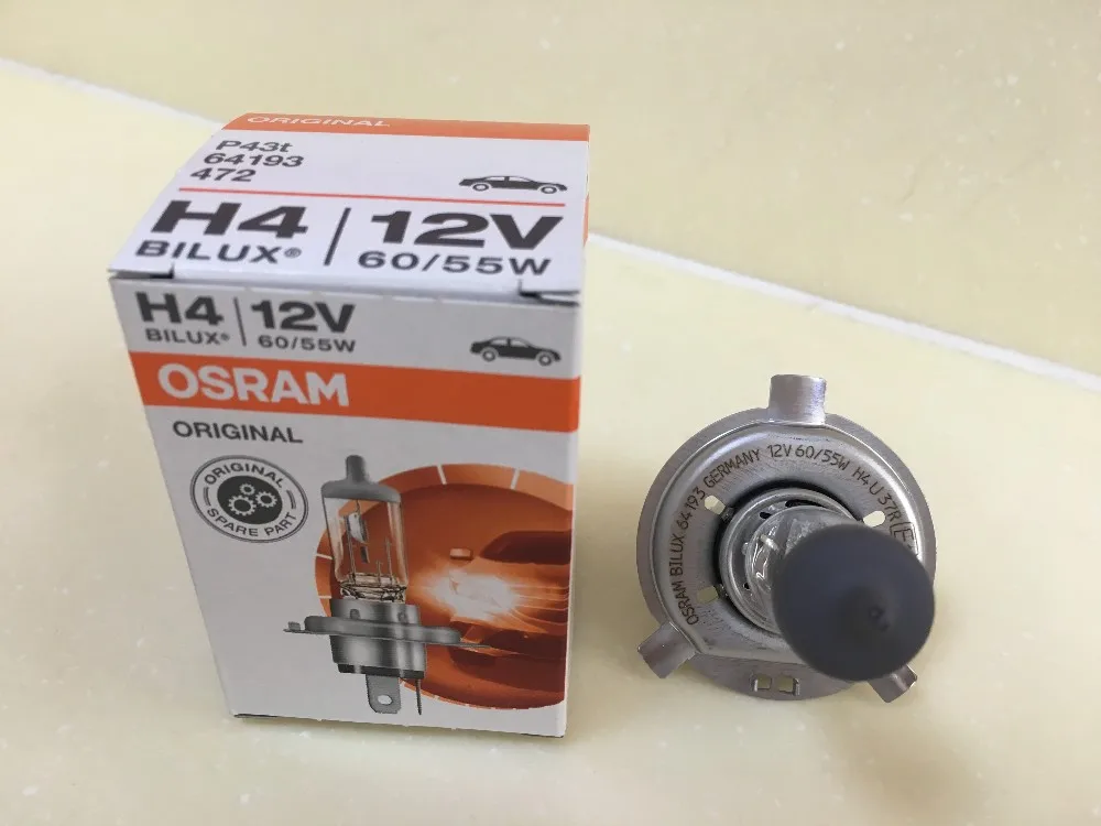 
New Box Osram H4 64193 12V 60/55W Made in Germany H4NL 