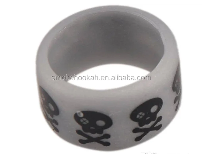 Silicon band vape colorful beauty ring for mechanical mods rba rda atomizer decorative protector antiskid e-cig mod