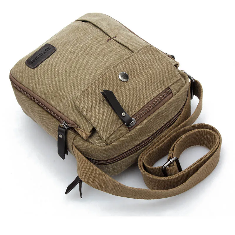 Big Capacity Vintage Mens Canvas Messenger Shoulder Bag