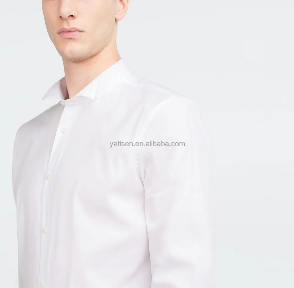 Классические простые белые рубашки с воротником под смокинг Мужская модная удобная формальная рубашка приталенные мужские рубашки